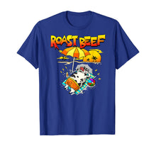 Load image into Gallery viewer, Roast Beef Cow On Beach Vacation Sun Tan T-Shirt