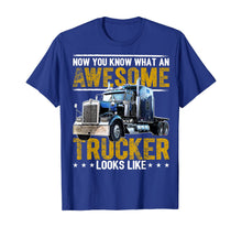 Load image into Gallery viewer, Funny shirts V-neck Tank top Hoodie sweatshirt usa uk au ca gifts for Awesome Trucker Big Rig Semi-Trailer Truck Driver Gift Men T-Shirt 363090