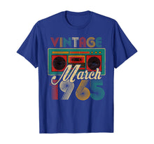 Load image into Gallery viewer, March 1965 Limited Edition Vintage Gifts 55th Birthday TShirt407294
