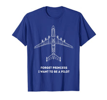Load image into Gallery viewer, Funny shirts V-neck Tank top Hoodie sweatshirt usa uk au ca gifts for Future Pilot Forget Princess Girls T-Shirt 1230704