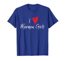 Load image into Gallery viewer, Funny shirts V-neck Tank top Hoodie sweatshirt usa uk au ca gifts for I Love Heart Mormon Girls Funny LDS T-Shirt 1985768
