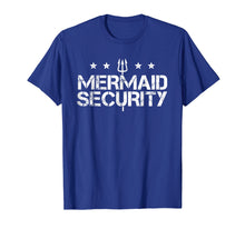 Load image into Gallery viewer, Merman Mermaid Security T-Shirt Funny Swimming Gift