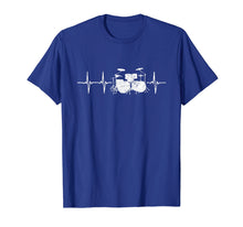 Load image into Gallery viewer, Drums Heartbeat T-Shirt For Drummers