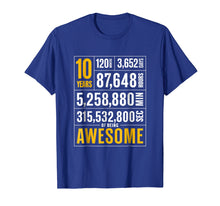 Load image into Gallery viewer, Funny shirts V-neck Tank top Hoodie sweatshirt usa uk au ca gifts for 10th Birthday Gift 10 Years Old Being Awesome Shirt for Boys 1533928