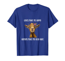 Load image into Gallery viewer, Funny shirts V-neck Tank top Hoodie sweatshirt usa uk au ca gifts for Goats Make me Happy Shirt, Goat Lover T-Shirt 642860