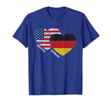 Load image into Gallery viewer, Funny shirts V-neck Tank top Hoodie sweatshirt usa uk au ca gifts for Germany Flag T-Shirt German American Flag Vintage Tee Shirt 1787475