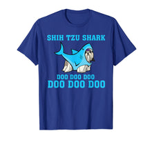 Load image into Gallery viewer, Funny shirts V-neck Tank top Hoodie sweatshirt usa uk au ca gifts for Shih Tzu Shark Doo Doo Doo Tshirt Funny Shih Tzu Lover Gifts 2801414