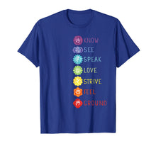 Load image into Gallery viewer, 7 Seven Chakras Yoga T Shirt