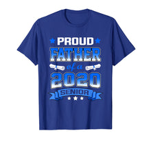 Load image into Gallery viewer, Funny shirts V-neck Tank top Hoodie sweatshirt usa uk au ca gifts for Proud Father Of A Class Of 2020 Senior Tshirt Graduation Gif 2951340