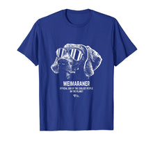 Load image into Gallery viewer, Weimaraner Official Dog Of The Coolest Pup Lovers T-Shirt