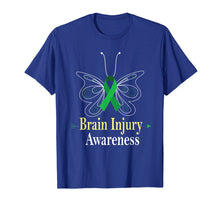 Load image into Gallery viewer, Funny shirts V-neck Tank top Hoodie sweatshirt usa uk au ca gifts for Brain Injury Awareness Butterfly Green Ribbon Tshirt Gifts 2798367