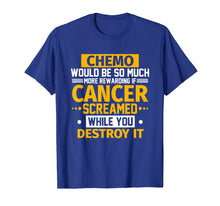 Load image into Gallery viewer, Funny shirts V-neck Tank top Hoodie sweatshirt usa uk au ca gifts for Chemo Would Be More Rewarding If Cancer Screamed T-Shirt 237333
