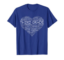 Load image into Gallery viewer, Funny shirts V-neck Tank top Hoodie sweatshirt usa uk au ca gifts for Third Grade Word Heart T-Shirt 3rd Grade Student & Teacher 241038