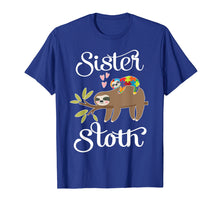 Load image into Gallery viewer, Funny shirts V-neck Tank top Hoodie sweatshirt usa uk au ca gifts for Hearts Autistic Sloth Autism Awareness Shirt Sister Sloth 2444233