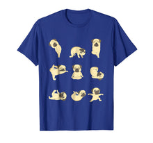 Load image into Gallery viewer, Funny shirts V-neck Tank top Hoodie sweatshirt usa uk au ca gifts for Funny Pug Yoga Positions T-Shirt 999877