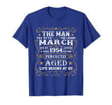Load image into Gallery viewer, Funny shirts V-neck Tank top Hoodie sweatshirt usa uk au ca gifts for 65th Birthday Gift The Man Myth Legend March 1954 T-Shirt 1964744
