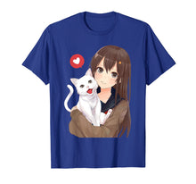 Load image into Gallery viewer, Funny shirts V-neck Tank top Hoodie sweatshirt usa uk au ca gifts for Cute Anime Girl and Kitty Cat Tee Shirt 385201