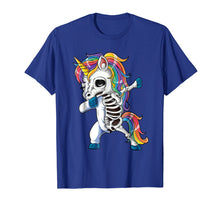 Load image into Gallery viewer, Funny shirts V-neck Tank top Hoodie sweatshirt usa uk au ca gifts for Dabbing Unicorn Skeleton T shirt Halloween Girls Dab Gifts 3643809