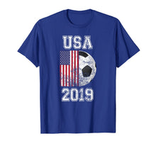Load image into Gallery viewer, USA Flag 2019 France - Women's World Soccer Tournament Tee 66725