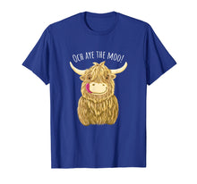 Load image into Gallery viewer, Funny shirts V-neck Tank top Hoodie sweatshirt usa uk au ca gifts for Cute Cartoon Scottish Highland Cow 'Och Aye' T-Shirt 3296579