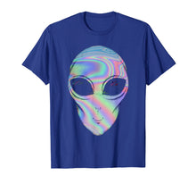 Load image into Gallery viewer, Funny shirts V-neck Tank top Hoodie sweatshirt usa uk au ca gifts for Alien Head Holographic Glow Effect T Shirt 2192540