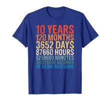 Load image into Gallery viewer, Funny shirts V-neck Tank top Hoodie sweatshirt usa uk au ca gifts for 10 Years Old 10th Birthday T-Shirt 120 Months T-Shirt 1547928