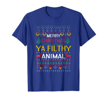 Load image into Gallery viewer, Funny shirts V-neck Tank top Hoodie sweatshirt usa uk au ca gifts for Filthy Animal Ya Merry Christmas Ugly Sweater T-Shirt 1272705