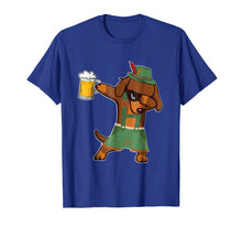 Load image into Gallery viewer, Funny shirts V-neck Tank top Hoodie sweatshirt usa uk au ca gifts for Dachshund Dog Oktoberfest Lederhosen Dabbing Beer Fun Tshirt 583363