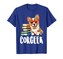 Load image into Gallery viewer, Funny shirts V-neck Tank top Hoodie sweatshirt usa uk au ca gifts for Corgeek Reading Book Tshirt Funny Corgi Dog Lover Gifts 1069697