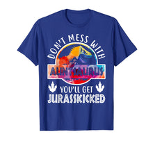 Load image into Gallery viewer, Don't Mess With Auntsaurus T-Shirt Dinosaur Aunt Funny Gifts