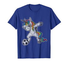 Load image into Gallery viewer, Dabbing Unicorn T Shirt Girls Soccer Gifts