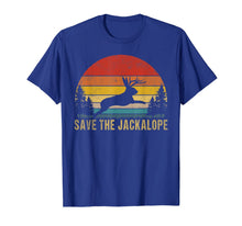 Load image into Gallery viewer, Retro vintage save the Jackalope tshirt for camping-lovers, T-Shirt 169265