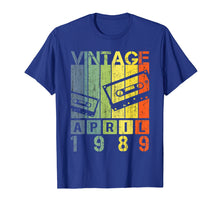 Load image into Gallery viewer, Funny shirts V-neck Tank top Hoodie sweatshirt usa uk au ca gifts for Vintage Retro April 1989 T-Shirt 30th Birthday Gift Tee 1904511
