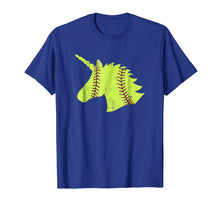 Load image into Gallery viewer, Funny shirts V-neck Tank top Hoodie sweatshirt usa uk au ca gifts for DISTRESSED UNICORN SOFTBALL SHIRT 564299