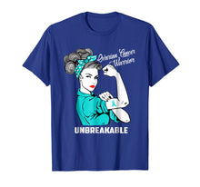 Load image into Gallery viewer, Funny shirts V-neck Tank top Hoodie sweatshirt usa uk au ca gifts for Ovarian Cancer Warrior Unbreakable T-Shirt Awareness Gift 661474