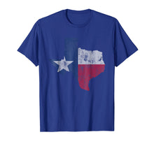 Load image into Gallery viewer, Retro Texas T-Shirt Flag Map Gift