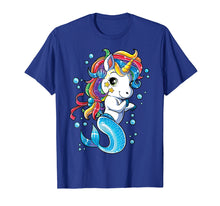 Load image into Gallery viewer, Funny shirts V-neck Tank top Hoodie sweatshirt usa uk au ca gifts for Unicorn Mermaid Mermicorn T Shirt Girls Kids Rainbow Gifts 410727