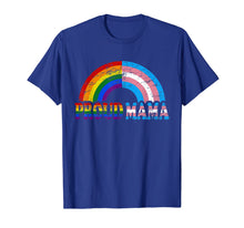 Load image into Gallery viewer, Vintage proud mama flag Rainbow LGBT Transgender pride month T-Shirt 121830