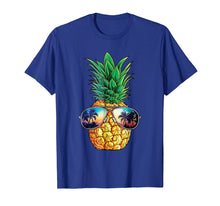 Load image into Gallery viewer, Pineapple Sunglasses T shirt Aloha Beaches Hawaiian Hawaii