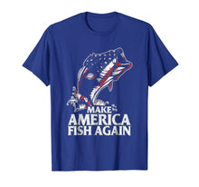 Load image into Gallery viewer, Funny shirts V-neck Tank top Hoodie sweatshirt usa uk au ca gifts for MAKE AMERICA FISH AGAIN funny American pride t-shirt gift 1980284