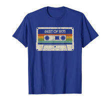 Load image into Gallery viewer, Vintage Best of 1971 48th Birthday Cassette T-Shirt