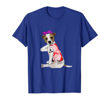 Load image into Gallery viewer, Women Gifts Jack Russell Terrier Dog Tattoo I Love Mom T-Shirt-990657