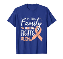 Load image into Gallery viewer, In this family no one fights alone Uterine Cancer tshirt-271577