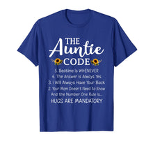 Load image into Gallery viewer, Funny Family Matching Gifts For Aunt The Auntie Code T-Shirt-3161373