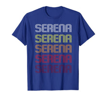 Load image into Gallery viewer, Serena Retro Wordmark Pattern - Vintage Style T-Shirt T-Shirt