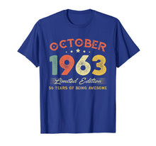 Load image into Gallery viewer, October 1963 56 Years Old Vintage 56th Birthday Gifts T-Shirt