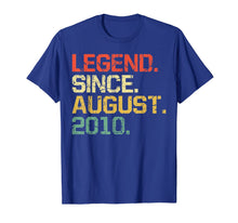 Load image into Gallery viewer, Legend Since August 2010 T-Shirt- 9 years old Gifts Shirt 165239