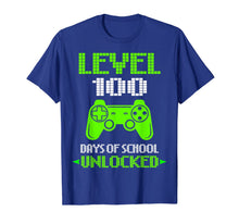 Load image into Gallery viewer, Level 100 Days Of School Unlocked Gamer Video Games Boys T-Shirt-1242438