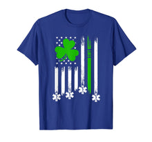 Load image into Gallery viewer, American Flag Shamrock EMT St Patrick's Day Gifts TShirt475440