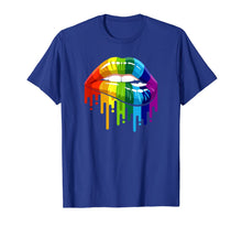 Load image into Gallery viewer, LGBT Rainbow Lip Gay Pride T-Shirt-860618